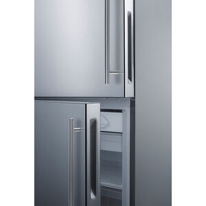 Summit 28 in. 14.6 cu. ft. Counter Depth Bottom Freezer Refrigerator - Stainless Steel, , hires
