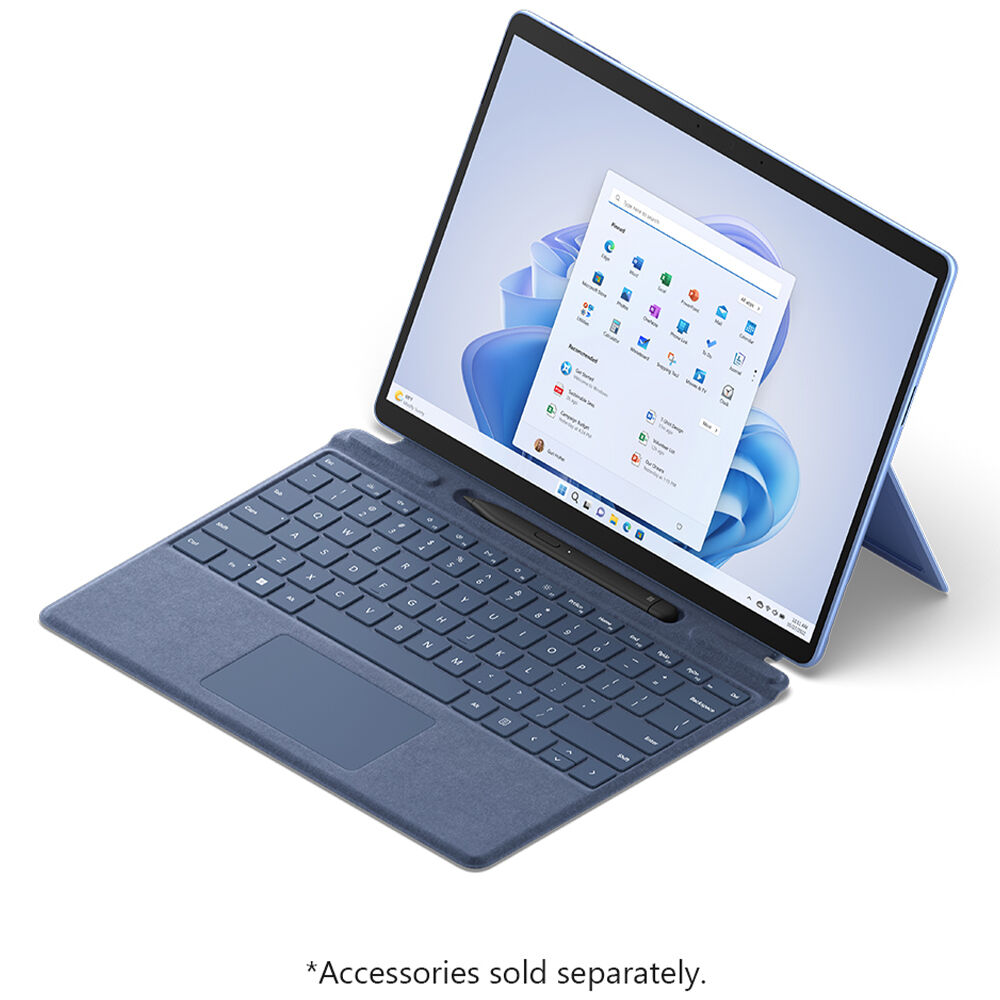 Microsoft Surface Pro 9 w/13inch Touch Screen, Intel Evo Platform Core i5,  8GB Memory, 256GB SSD - Sapphire (Device Only)