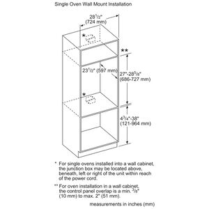 Thermador Masterpiece Series 30 in. 4.5 cu. ft. Smart Electric Single Wall Oven with True European Convection - Stainless Steel, , hires