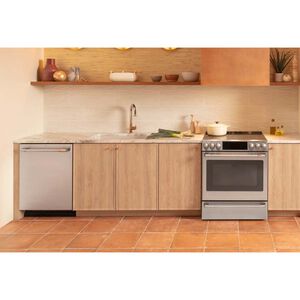 Cafe 24 in. Built-In Dishwasher with Top Control, 45 dBA Sound Level, 16 Place Settings, 5 Wash Cycles & Sanitize Cycle - Stainless Steel, , hires