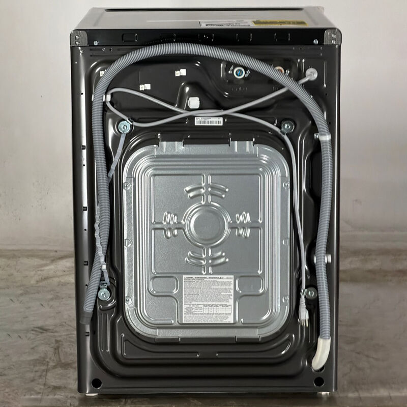 Samsung 27 in. 5.0 cu. ft. Smart Stackable Front Load Washer with Super Speed Wash, Sanitize & Steam Cycle - Brushed Black (Open Box Excellent Condition), , hires