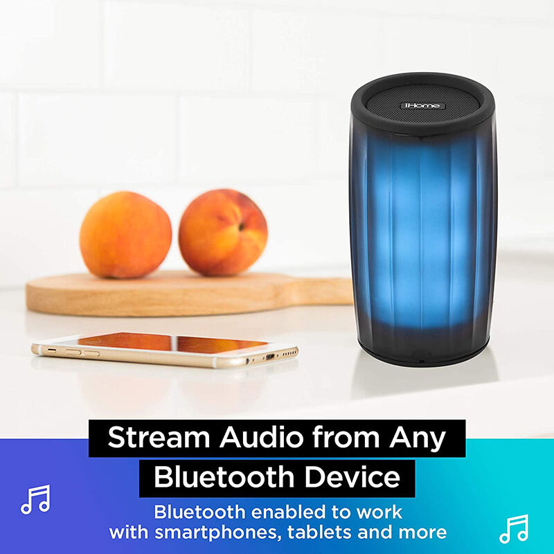 iHome iBT780 PLAYGLOW Color Changing Rechargeable Bluetooth Speaker, , hires