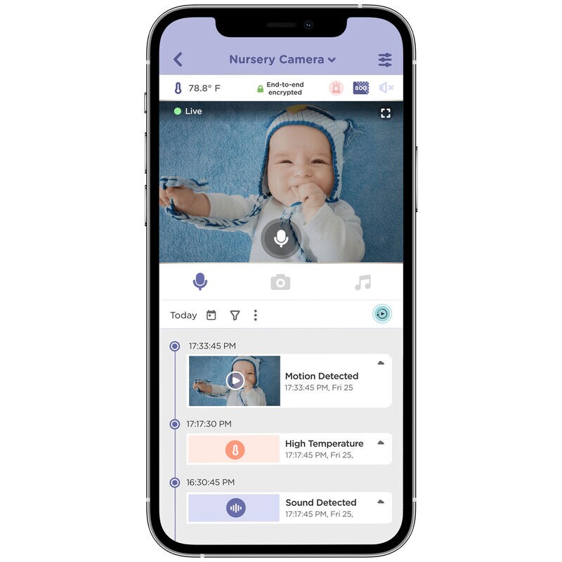 Hubble Connected - Nursery Pal Link Premium 5" Smart HD Wi-Fi Video Baby Monitor, , hires