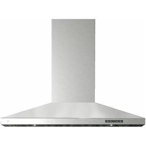 XO 30 in. Convertible Chimney Style Range Hood with 600 CFM, 3 Fan Speeds & 2 LED Lights - Stainless Steel, , hires