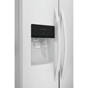 Frigidaire 33 in. 22.3 cu. ft. Side by Side Refrigerator with Ice & Water Dispenser - White, White, hires