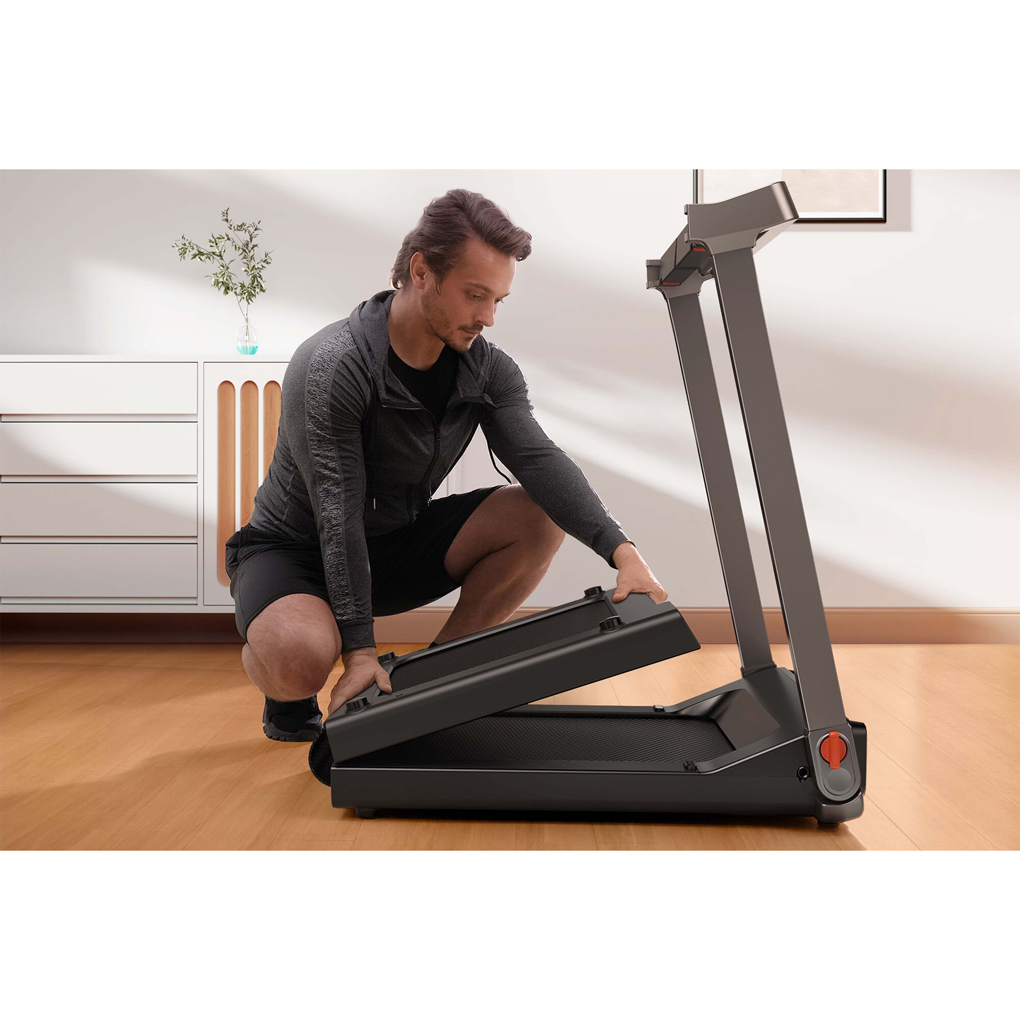 ★KingSmith  Walking pad ★ Kingsmith Walking Pad Folding Treadmill - Gray | P.C. Richard & Son