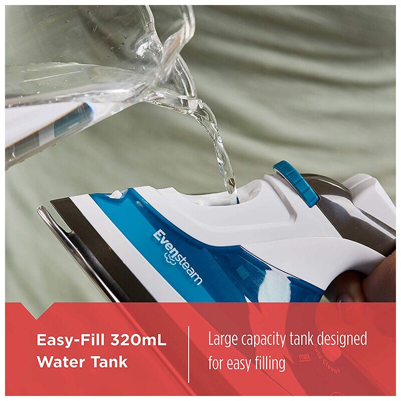 Black & Decker One Step Steam Cord Reel Iron, , hires