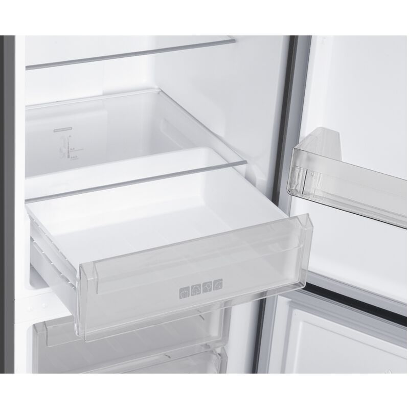Sharp 24 in. 10.3 cu. ft. Counter Depth Bottom Freezer Refrigerator - Stainless Steel, , hires