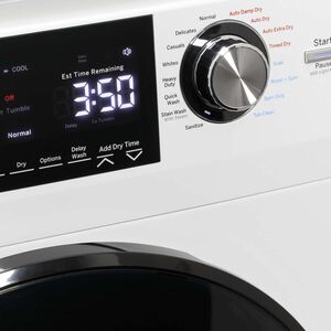 GE 24 in. 2.4 cu. ft. Electric All-in-One Front Load Washer-Dryer Combo with Sensor Dry - White, , hires