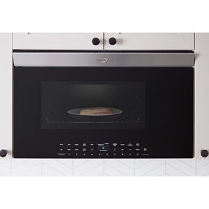 Whirlpool 30 in. 1.1 cu. ft. Over-the-Range Smart Microwave with 10 Power Levels, 400 CFM & Sensor Cooking Controls - Stainless Steel, Stainless Steel, hires