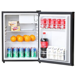 Avanti 19 in. 2.4 cu. ft. Mini Fridge with Freezer Compartment - Black, , hires