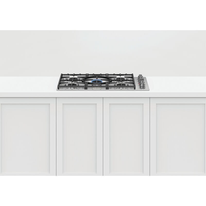 Fisher & Paykel Series 9 36 in. 5-Burner LP Gas Cooktop with Simmer Burner & Power Burner - Stainless Steel, , hires