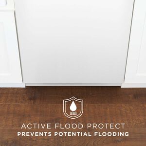 GE 24 in. Front Control Flush-Mount Dishwasher with 55 dBa Sound Level, Dry Boost & Pocket Handle - White, White, hires