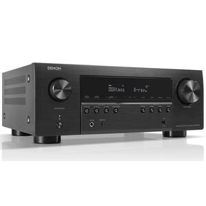 Denon 8K Video & 3D Audio Experience, 7.2 Channel Receiver with Built-In HEOS - Black, , hires