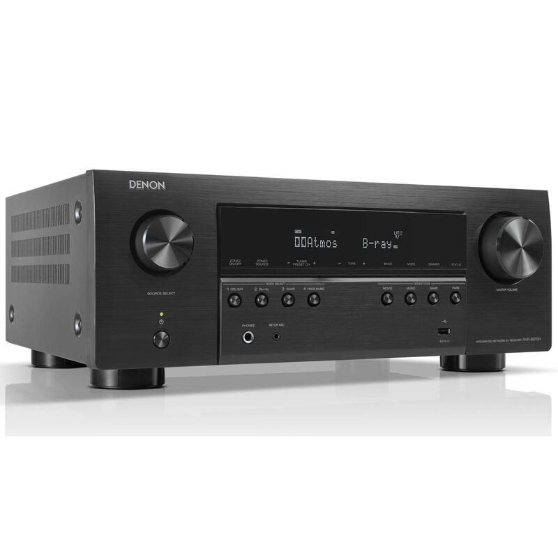 Denon 8K Video & 3D Audio Experience, 7.2 Channel Receiver with Built-In HEOS - Black, , hires