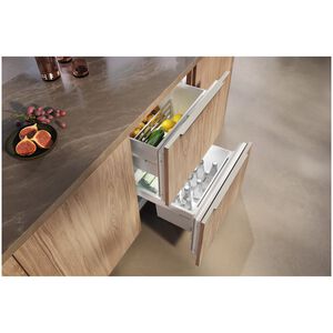 Miele 24 in. 4.2 cu. ft. Smart Double Refrigerator Drawers - Custom Panel Ready, , hires