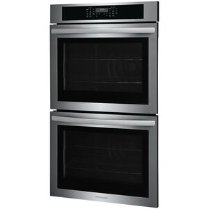 Frigidaire 30 in. 10.6 cu. ft. Top Control Electric Double Wall Oven With Standard Convection - Stainless Steel, Stainless Steel, hires