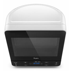 Whirlpool 16 in. 0.5 cu.ft Countertop Microwave with 10 Power Levels - White, White, hires