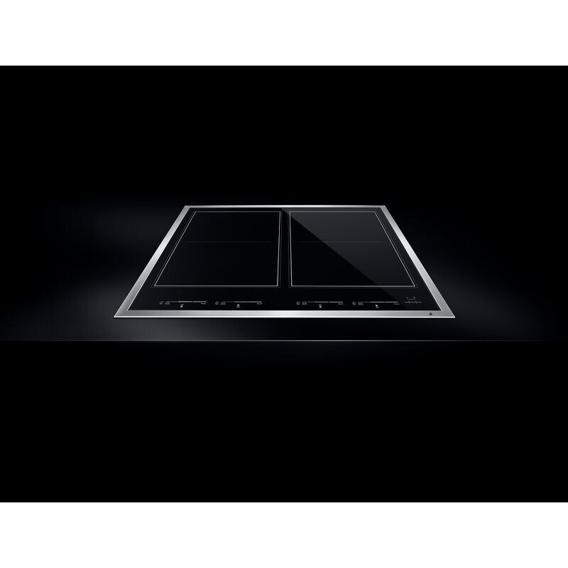 JennAir Lustre Stainless 24 in. 4-Burner Induction Cooktop with Simmer Burner & Power Burner - Stainless Steel, , hires
