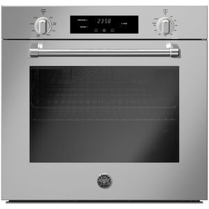 Bertazzoni Master Series 30" 4.1 Cu. Ft. Electric Wall Oven with Dual Convection & Self Clean - Stainless Steel, , hires