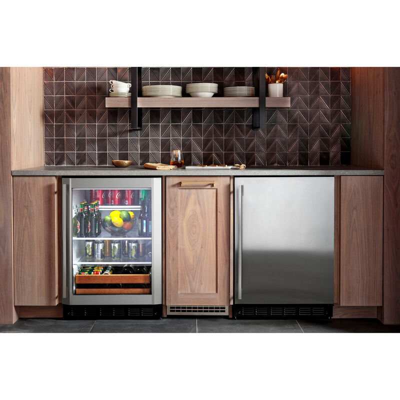 Monogram 24 in. 5.4 cu. ft. Undercounter Refrigerator - Stainless Steel, , hires