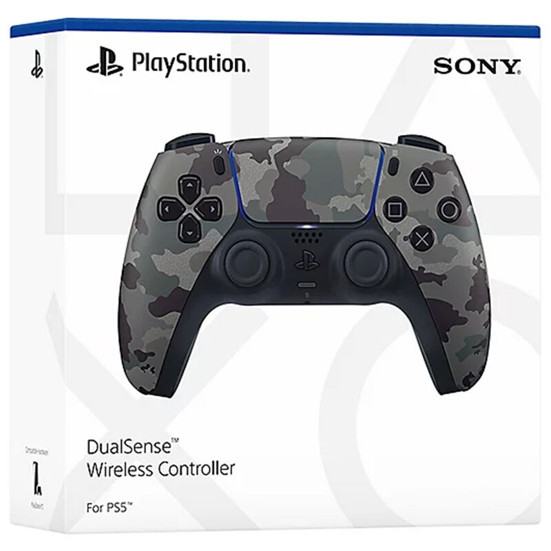 Sony - PlayStation 5 - DualSense Wireless Controller - Gray Camouflage, , hires