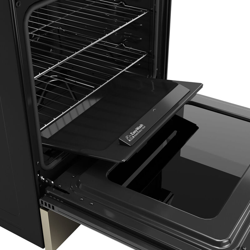 GE 30 in. 5.3 cu. ft. Smart Air Fry Convection Oven Slide-In Electric Range with 5 Radiant Burners - Slate, Slate, hires