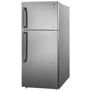 Summit 30 in. 18.0 cu. ft. Top Freezer Refrigerator - Stainless Steel Look, , hires