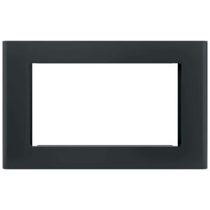GE Optional 27 in. Built-In Trim Kit for Microwaves (Counter Top) - Black, , hires
