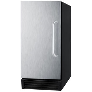 Summit 15 in. Built-In Undercounter Commercial-Use Ice Maker with 25 lb. Ice Storage, Auto-Defrost & Digital Control - Stainless Steel, , hires