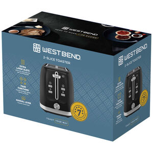 Westbend 2 -Slice Toaster - Black, , hires