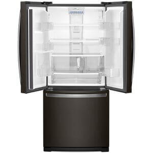 Whirlpool 30 in. 19.7 cu. ft. French Door Refrigerator with Ice Maker - Black Stainless, Black Stainless, hires