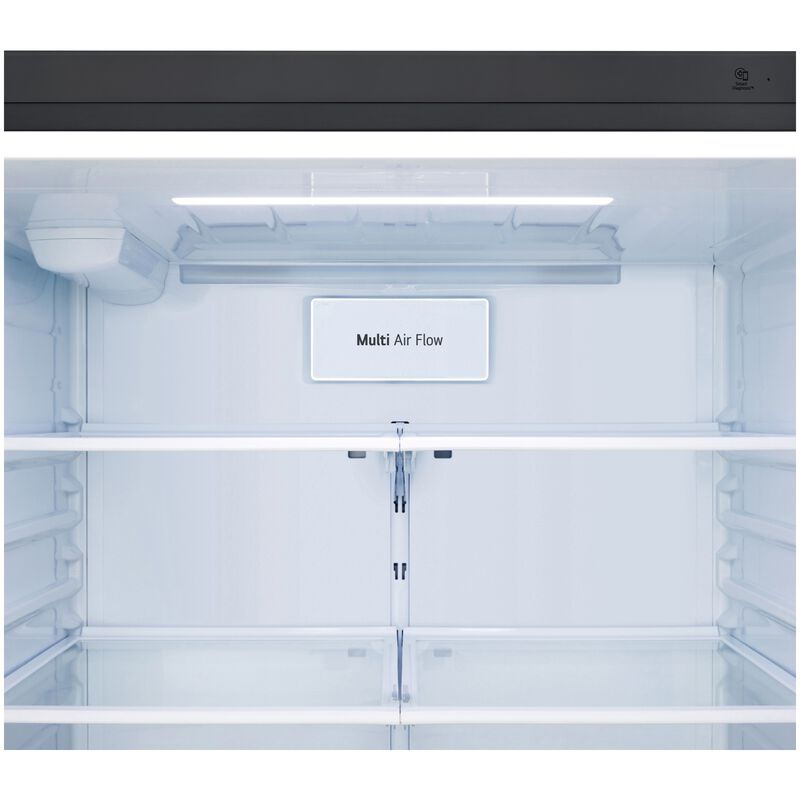 LG 33 in. 25.5 cu. ft. Smart Bottom Freezer Refrigerator with Ice Maker - Black Stainless Steel, , hires