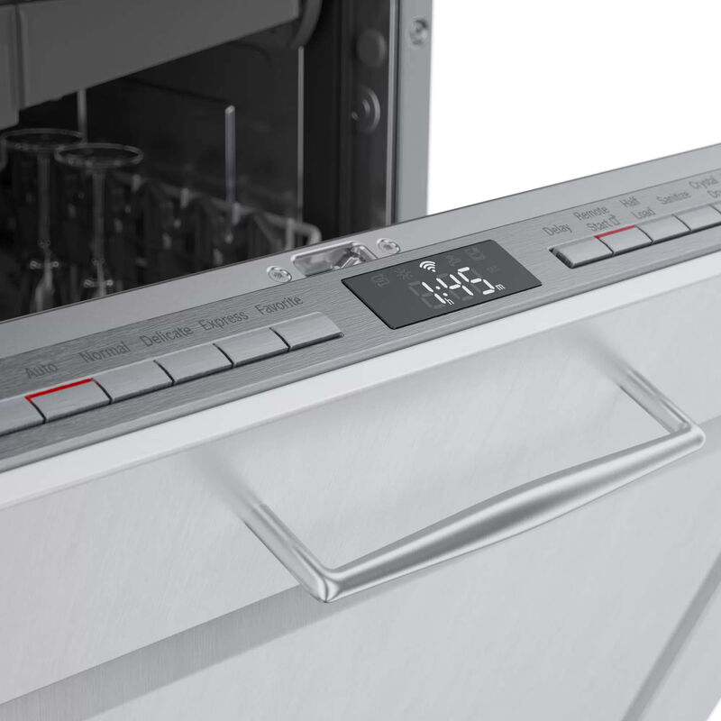 Bosch 800 Series 24 in. Top Control Smart Dishwasher with 42 dBa Sound Level, 3rd-Rack & CrystalDry - Custom Panel Ready, , hires