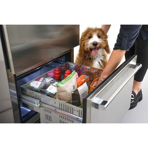 Perlick Signature Series 24 in. 5.2 cu. ft. Double Refrigerator Drawers - Stainless Steel, , hires