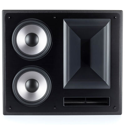 Klipsch Dual 6.5" Two-Way THX Ultra2 Certified LCR Loudspeaker (Each) - Black | THX-6000LCRR