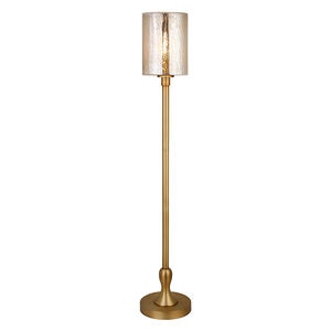 Hudson & Canal Numit Brass Floor Lamp with Mercury Glass Shade, , hires