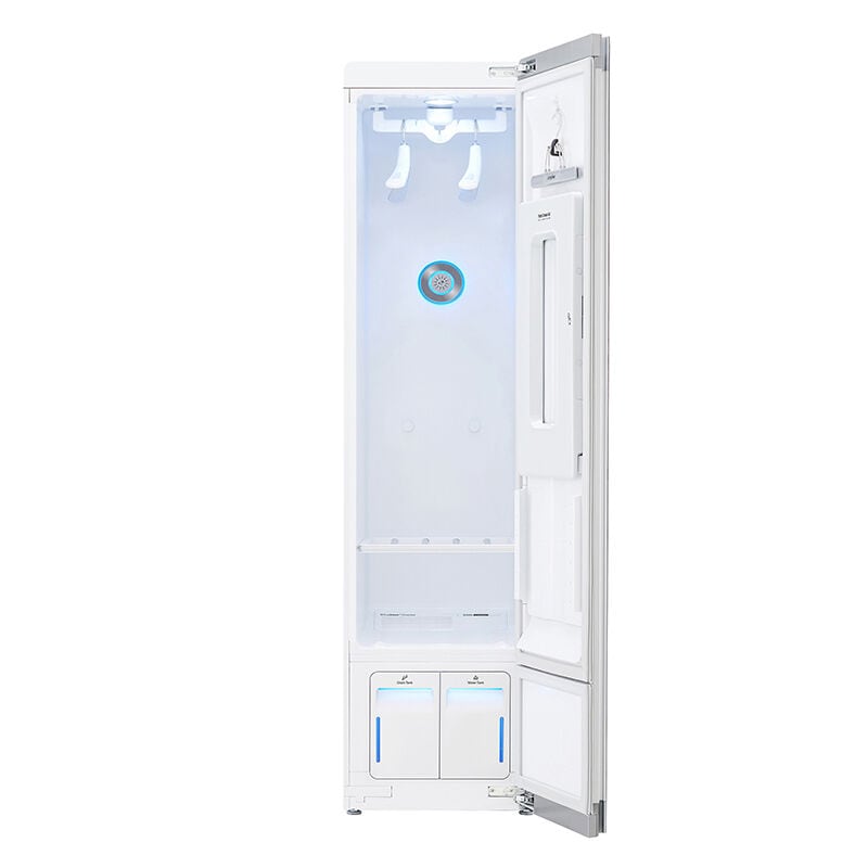 LG Styler 18 in. Smart Steam Closet with TrueSteam Technology & Exclusive Moving Hangers - White, , hires