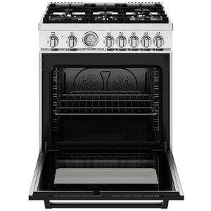 Bertazzoni Master Series 30 in. 4.7 cu. ft. Dual Convection Dual Fuel Liquid Propane Range with 5 Sealed Burners - Stainless Steel, , hires