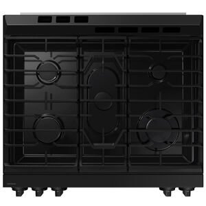 Samsung Bespoke 30 in. 6.0 cu. ft. Smart Oven Slide-In Natural Gas Range with 5 Sealed Burners - Stainless Steel, Stainless Steel, hires