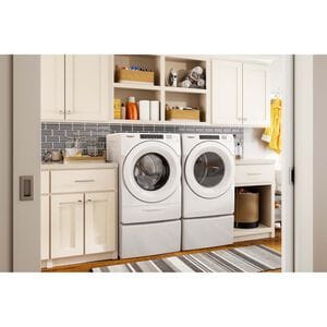 Whirlpool 27 in. 7.4 cu. ft. Stackable Long Vent Gas Dryer with Intuitive Controls, Sanitize Cycle & Sensor Dry - White, , hires