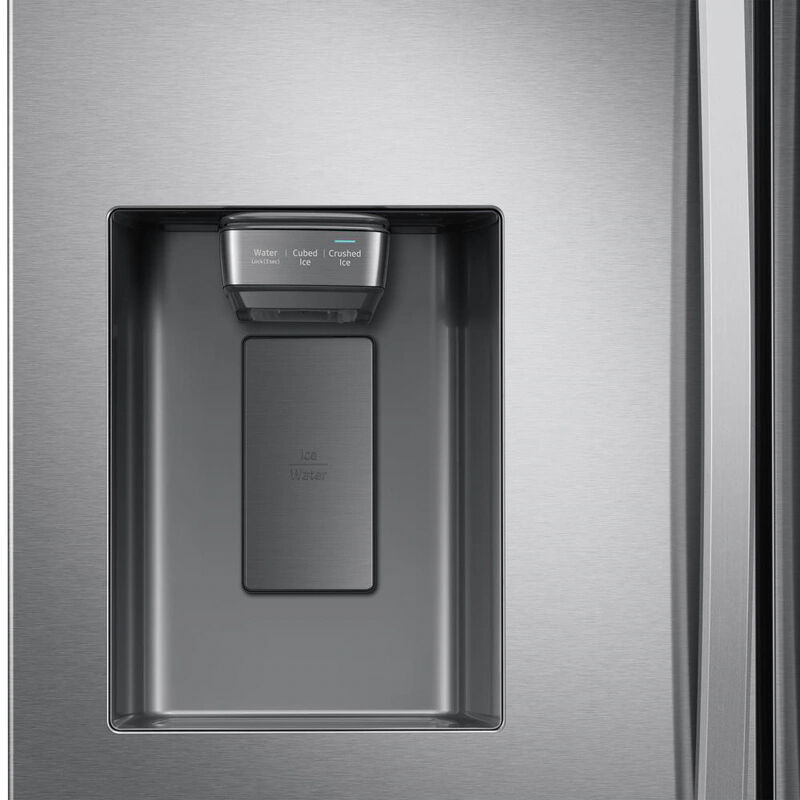 Samsung 36 In 27 0 Cu Ft French Door Refrigerator With External Filtered Ice Water Dispenser Fingerprint Resistant Stainless Steel P C Richard Son Samsung 36 In 27 0 Cu Ft French Door Refrigerator With External Filtered Ice Water Dispenser Fingerprint Resistant Stainless Steel P C Richard Son