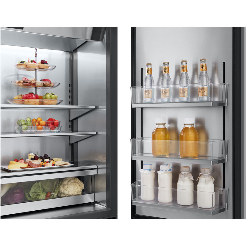 Signature Kitchen Suite 48 in. 26 cu. ft. Built-In Smart Counter Depth 6-Door French Door Refrigerator with Internal Water Dispenser - Custom Panel Ready, , hires