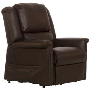 Catnapper Elsie Power Lift Lay Flat Recliner - Chocolate, , hires