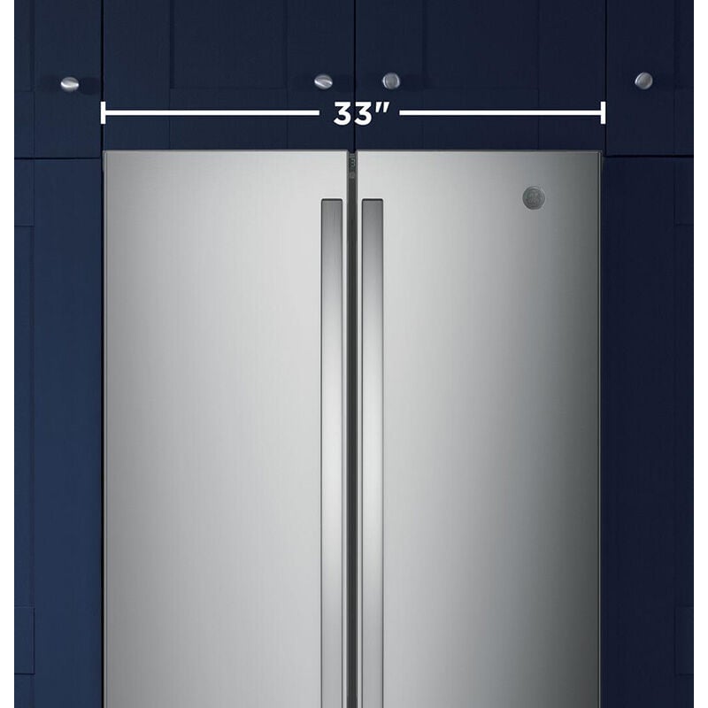 Ge stainless store steel fridge