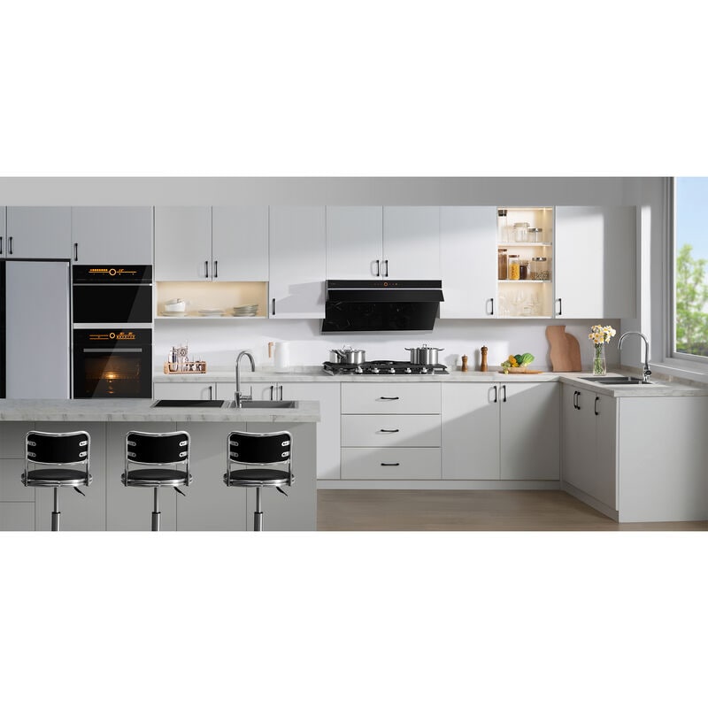 Fotile 36 in. 5-Burner Natural Gas Cooktop with Simmer Burner & Power Burner - Stainless Steel, , hires