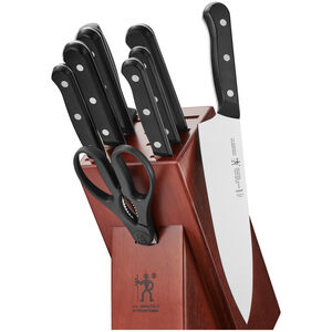 Henckels Solution 10-pc Knife Set with Block - Black, , hires