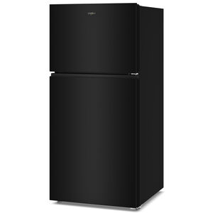 Whirlpool 30 in. 19.3 cu. ft. Top Freezer Refrigerator - Black, Black, hires