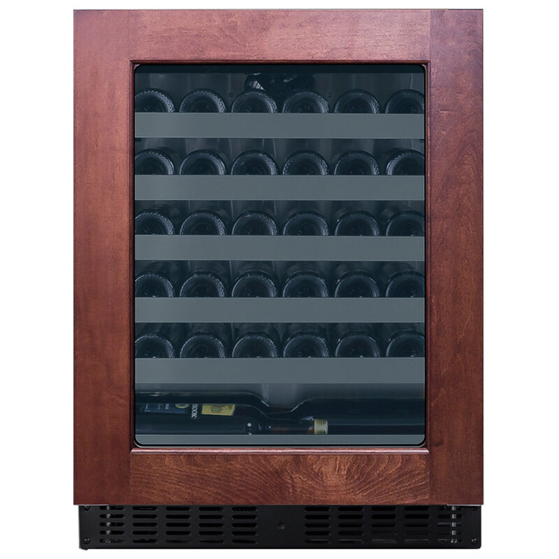 Summit 24 in. 3.2 cu. ft. Compact Built-In/Freestanding Wine Cooler with 33 Bottle Capacity, Single Temperature Zone & Digital Control - Custom Panel Ready, , hires