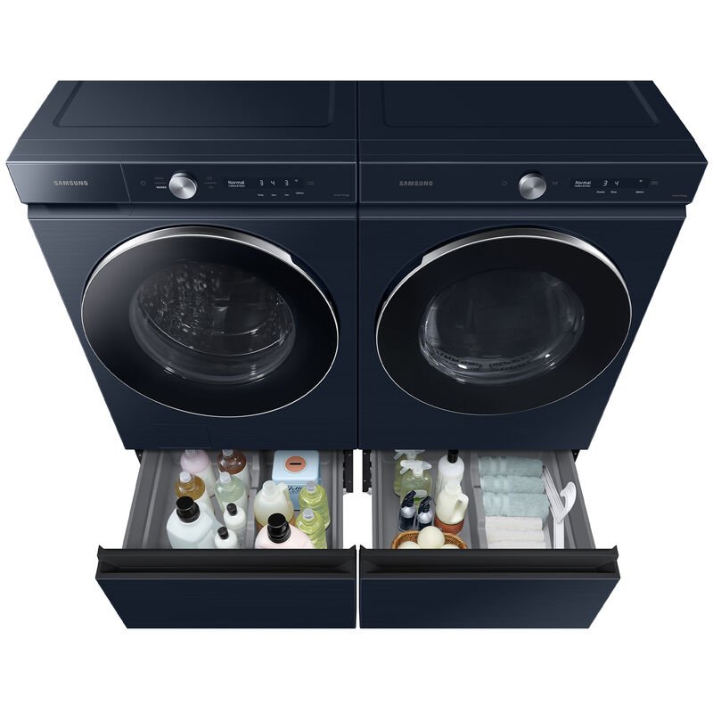 Samsung 27 in. Pedestal for Washers - Brushed Navy, Brushed Navy, hires